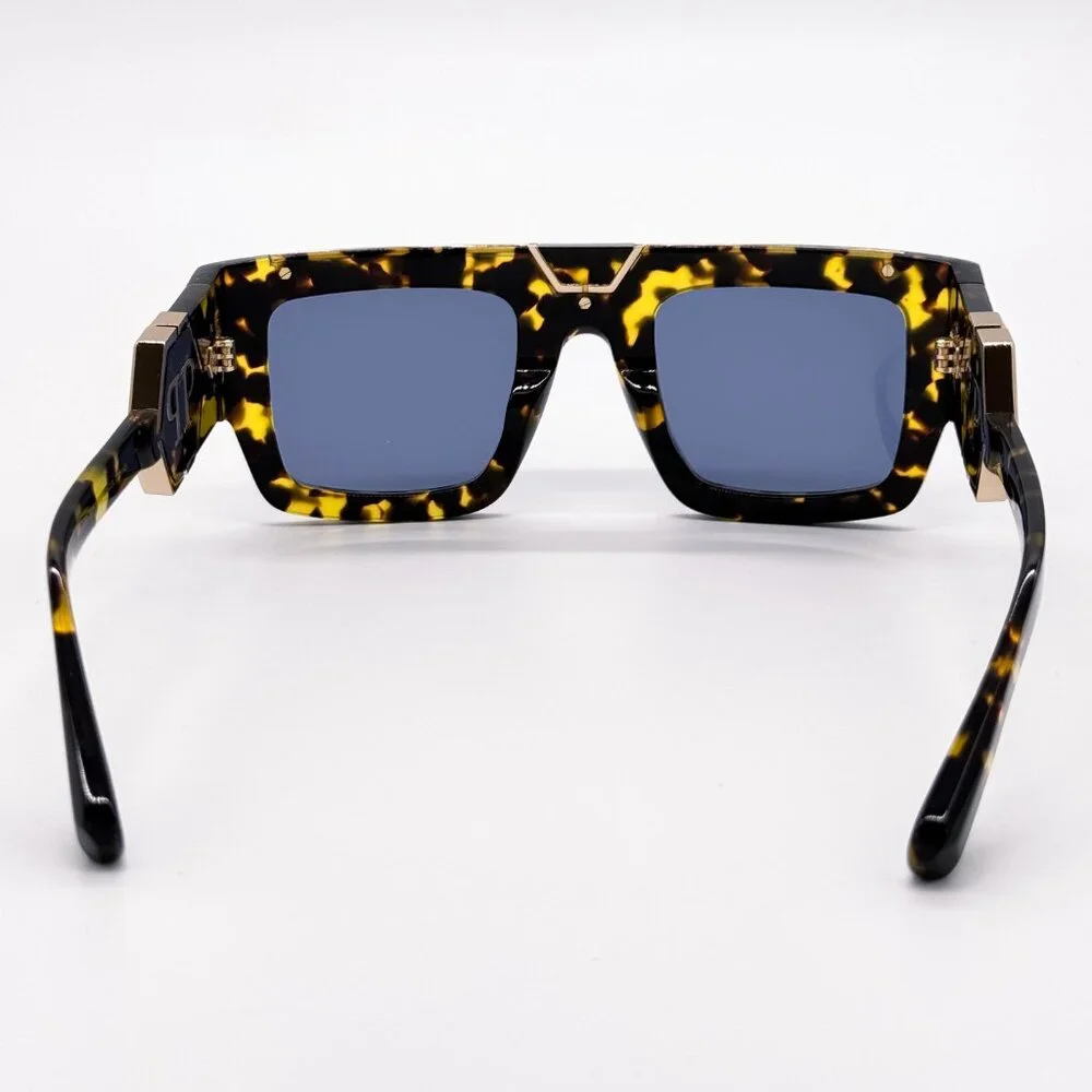 NEW PHILIPP PLEIN GLOOM SPP092M 0781 HAVANA MEN SUNGLASSES PHILIPP PLEIN